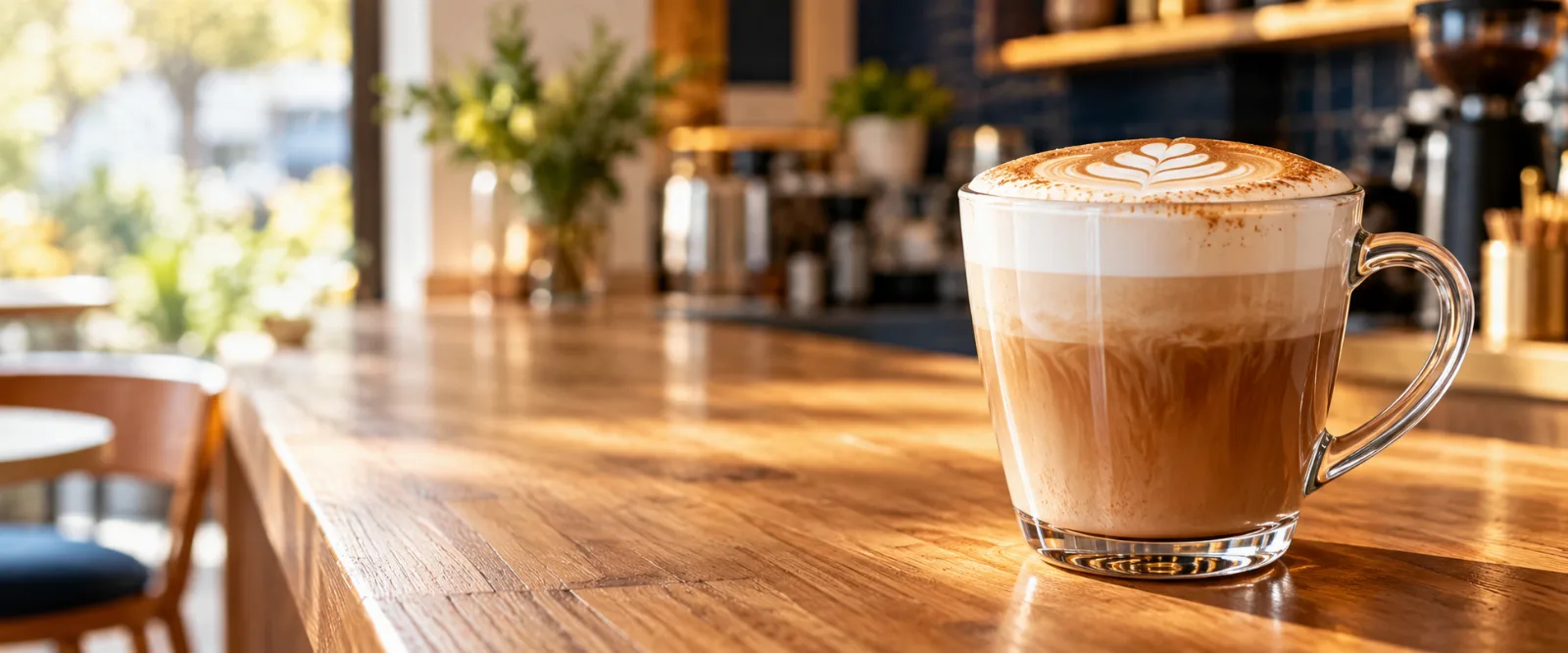 Capuchino preparado al momento